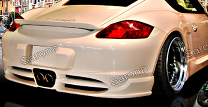 Custom Porsche Cayman  Coupe Rear Add-on Lip (2006 - 2008) - $590.00 (Part #PR-004-RA)